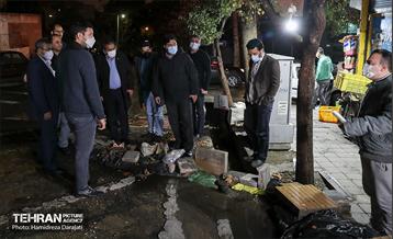 بازدید معاون خدمات شهری و هماهنگی‌امورمناطق از وضعیت ابگرفتگی مناطق یک،سه و پنج 19