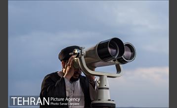 استهلال هلال ماه شوال از فراز برج میلاد تهران 2