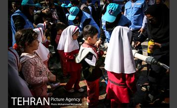 مانور آبرسانی اضطراری در زلزله 18