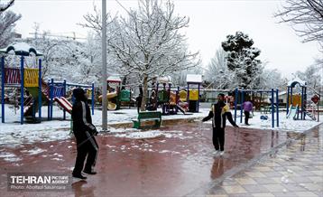 روز برفی در منطقه 8 44