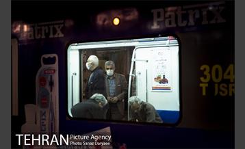 طرح فاصله گذاری اجتماعی در مترو تهران 13