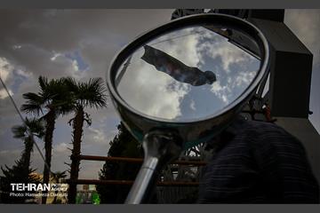 اهتزاز اَبَر پرچم متبرک ابا عبدالله حسین(ع) 34