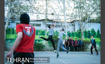 ورزش والیبال در پارک لاله‎ 10