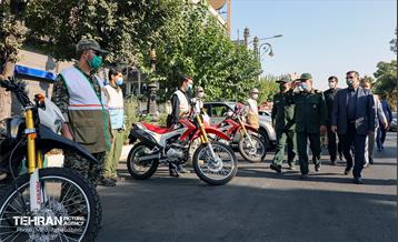 رزمایش مبارزه با اپیدمی کووید ۱۹ در منطقه ۸ 1