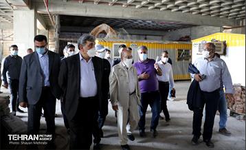 بازدید پیروز حناچی و مهدی چمران از پروژه خانه شهر(بلدیه قدیم) 28