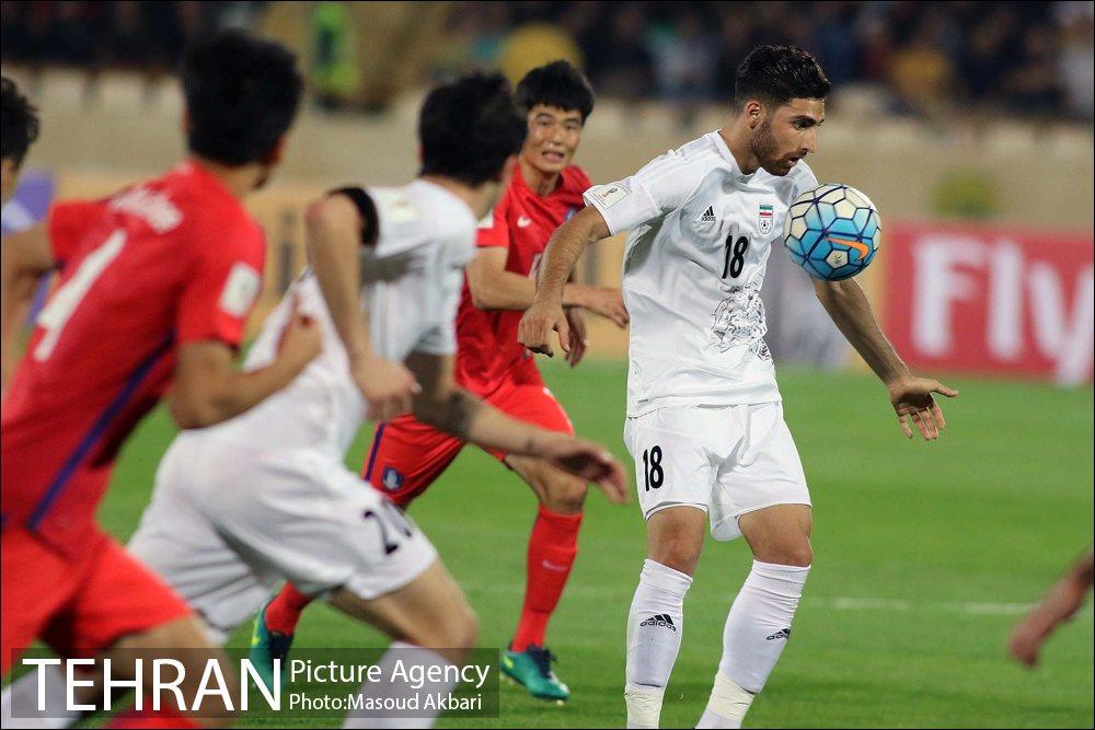 دیدار ایران و کره جنوبی در مقدماتی جام جهانی 12