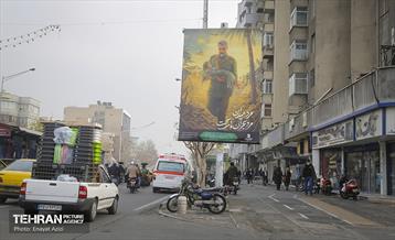 سیاه پوش شدن تهران در سالگرد شهادت سردار سلیمانی 11