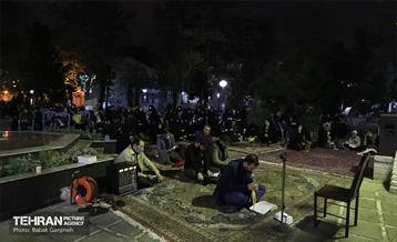 مراسم احیای شب بیست و سوم در مقبره شهدای بوستان سیمرغ 1