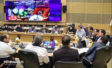 حضور مدیرکل سرمایه انسانی شهرداری تهران در ستاد مدیریت بحران شهرداری تهران 11