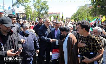 راهپیمایی وز قدس در پایتخت 23