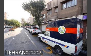 خدمات شهرداری تهران در مراسم پیاده روی جاماندگان حسینی (ع) 24