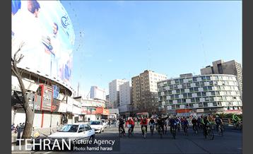 دوچرخه سواری در منطقه 6 به مناسبت هوای پاک 16