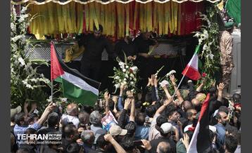 تشییع پیکر شهید اسماعیل هنیه در تهران - 3 27