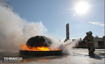 دوره آموزشی آتش‌نشانی ویژه خبرنگاران 15