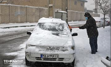 بارش برف در تهران 6