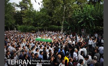 مراسم تشییع پیکر شهید آتش نشان علی قانع 19