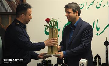 آیین رونمایی از تابلو شرکت شهربان و حریم‌بان شهرداری تهران 2