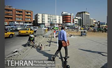 پروژه ساماندهی میدان هفتم تیر در آستانه بهره برداری 1