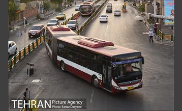 فعالیت شبانه روزی BRT تهران 2