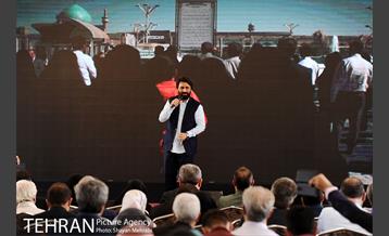 افتتاح باغ هنر اراضی عباس آباد با حضور شهردار تهران 35