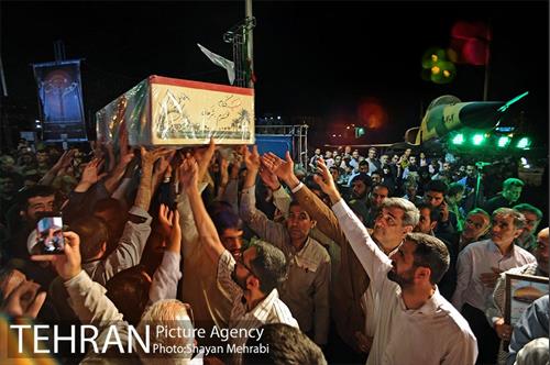 مراسم وداع با 150 شهید دوران دفاع مقدس 41