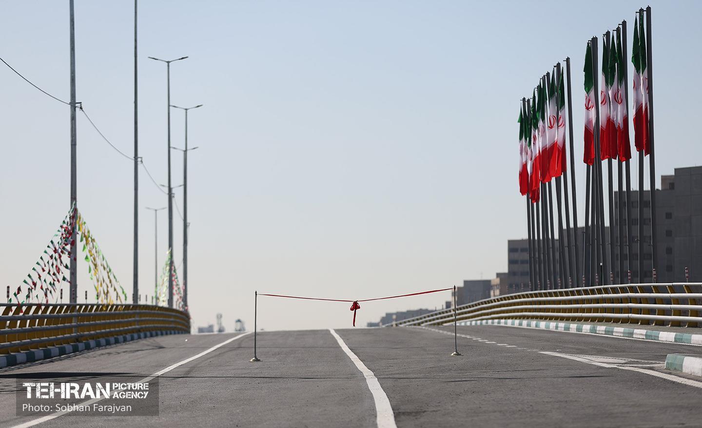 بهره برداری از گام نخست تقاطع غیر همسطح بزرگراه شهیدان ستاری-فهمیده 4