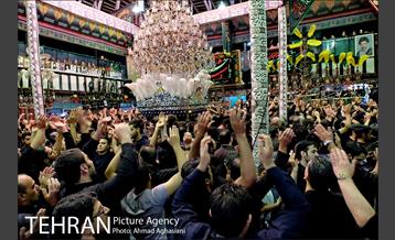 آیین نخل گردانی در تکیه های شمیران 37