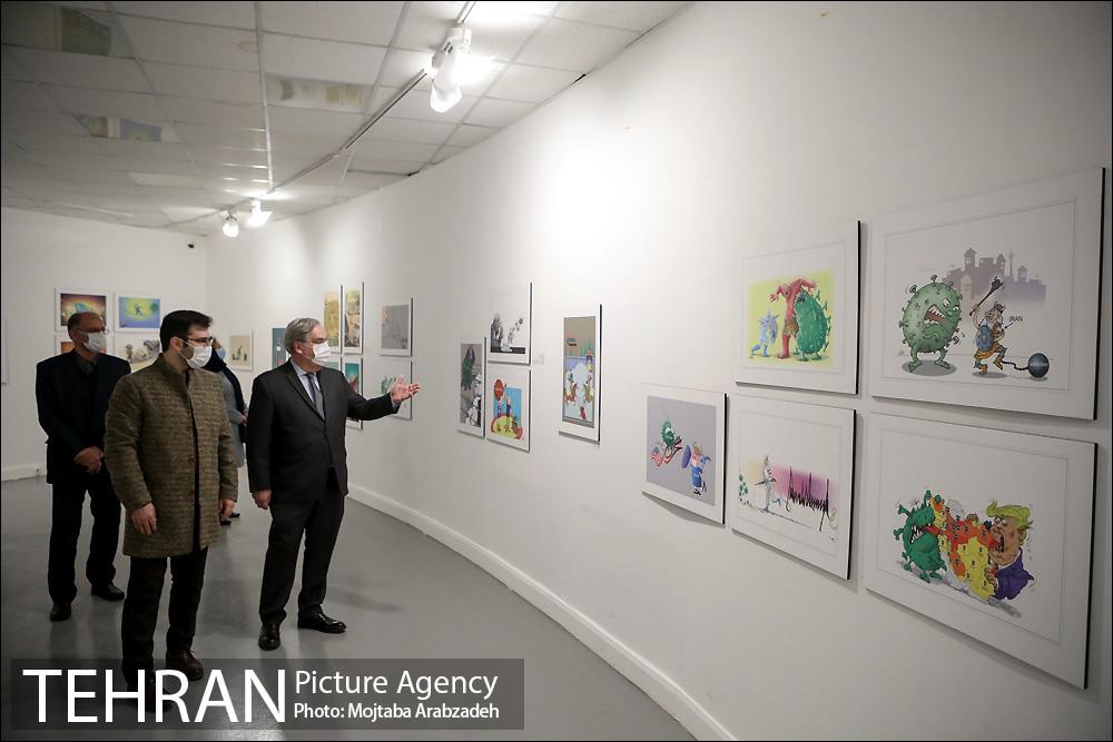 بازدید سفیر فرانسه از نمایشگاه تهران از منظر هنرمندان 18