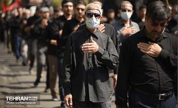 دسته عزاداری دانشگاه امام صادق(ع) در ظهر تاسوعا 12