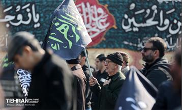 عزاداری شهادت حضرت فاطمه(س) در میدان هفت تیر 13