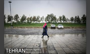بارش باران پاییزی در تهران 14