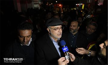 آتش سوزی در خیابان بهار تهران 6