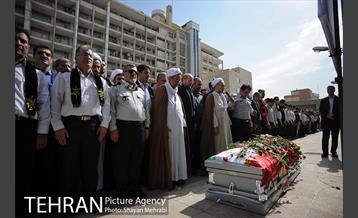 مراسم تشییع پیکر شهید آتش نشان علی قانع 41