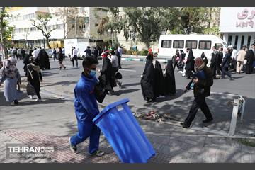 خدمات‌رسانی شهرداری تهران در نماز عید فطر مصلی تهران 1