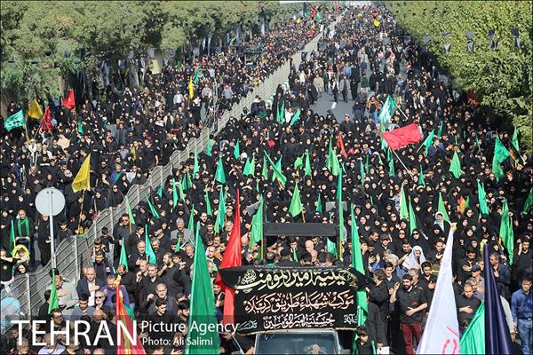حضور شهروندان منطقه 15 در راهپیمایی اربعین امام حسین(ع) 17