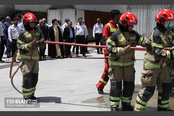 بازدید نمایندگان مجلس از مرکز آموزش بین‌المللی آتش‌نشانی 19