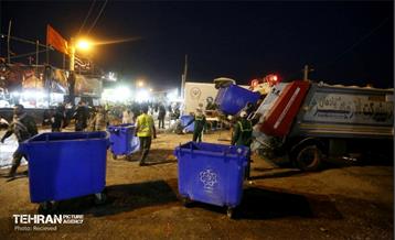 خدمات نیروهای پاکبان شهر تهران در اربعین حسینی 4