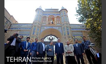 بازدید شهردار تهران از دروازه ملی و میدان مشق به مناسبت روز تهران 17