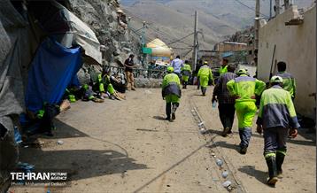 گل روبی و عملیات جست و جوی مفقودین سیل منطقه کن