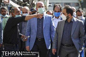 بازدید معاون فنی عمرانی از پروژه های منطقه 12