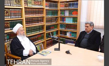 دیدار شهردار تهران با آیت الله العظمی مکارم شیرازی 7