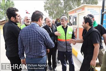 بازدید رییس ستاد اربعین شهرداری تهران از مرکز اسکان خادمین حسین 4
