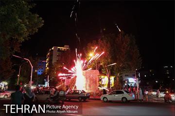 نور افشانی آسمان تهران به مناسب عید سعید فطر 4