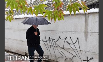 بارش اولین برف پاییزی در تهران 12