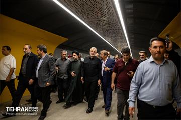 افتتاح ایستگاه مترو ورزشگاه تختی