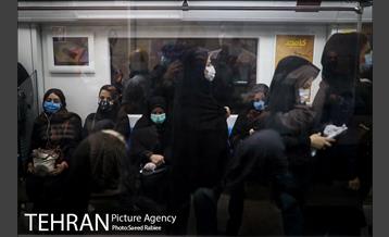 بازدید سخنگوی دولت از طرح استفاده اجباری ماسک در مترو 17