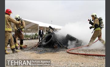 مانور مدیریت بحران نمایشگاه کتاب‎ 4