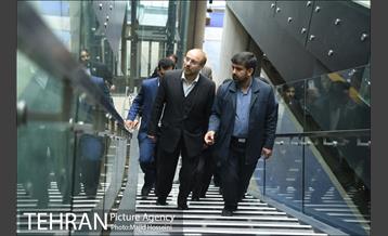 بازدید شهردار تهران از پروژه باغ کتاب در مجموعه اراضی عباس آباد 5