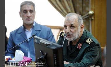 دیدار فرمانده سپاه محمد رسول الله تهران با شهردار تهران 15