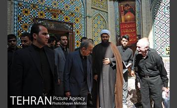 حضور شهردار تهران در مراسم عزاداری تاسوعای حسینی، بازار تهران 31